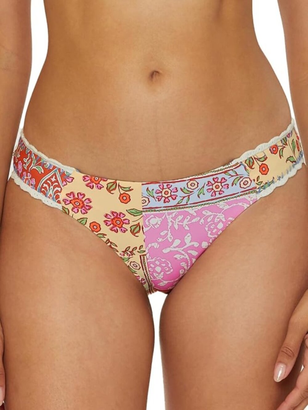 NWT Lucky Brand Seville Patchwork Bikini Set - Size Medium - Picture 5 of 11